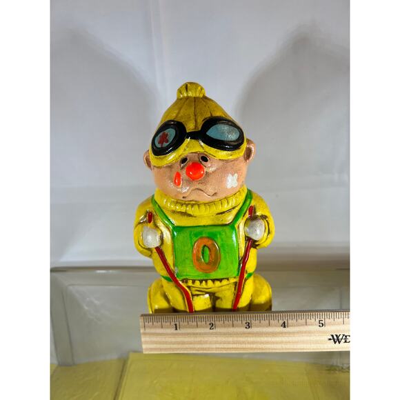 Rare Vintage Happy Sad Skier Bank - Picture 11 of 16